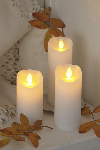 LED Kerzen eignen sich für Dekorationen